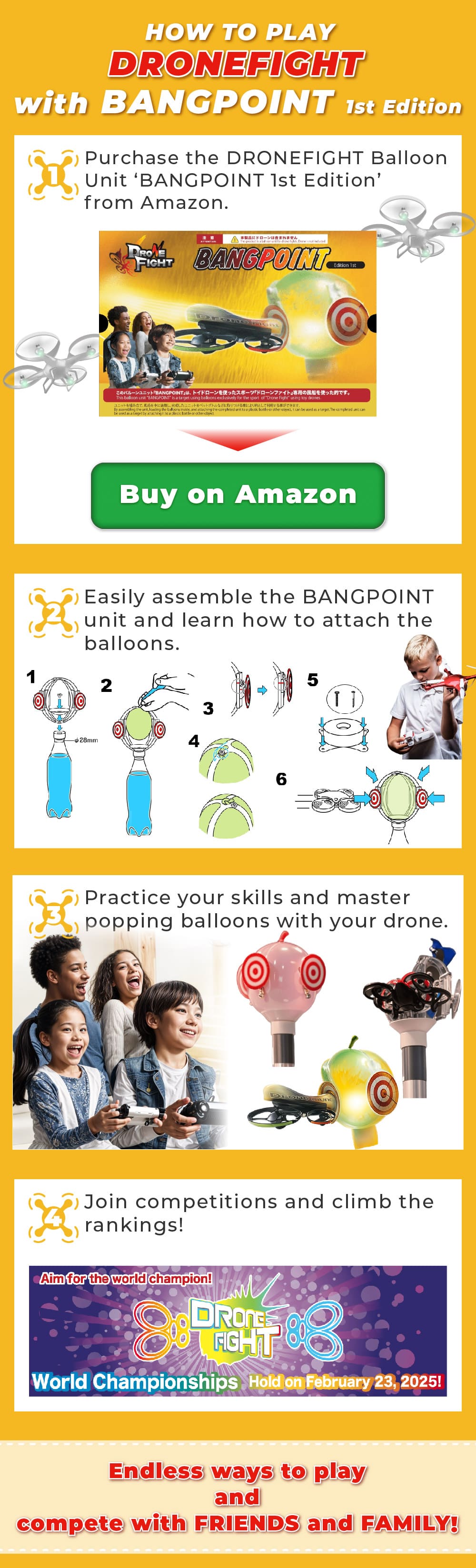 How to play DRONEFIGHT with BANGPOINT